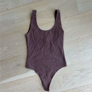 Aritzia Wilfred Free Cotton Thong Bodysuit Size Small